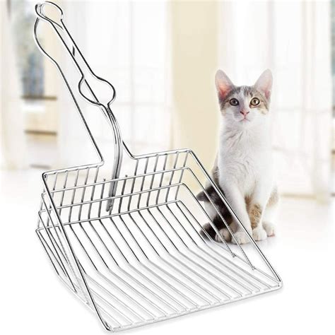 metal litter box scooper|metal litter scoops for cats.